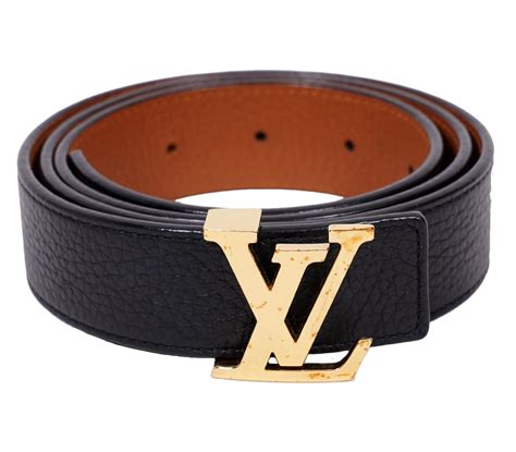 lv damier belt gold buckle black